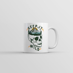 Crazy Dog T-Shirts Keep It Wild Mug Funny Sarcastic Nature Graphic Coffee Cup-11oz - 1 of 4