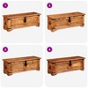 Storage Chest One-of-a-kind due to the unique grains Solid mango woodvidaXL - 3 of 4