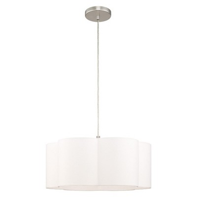 Livex Lighting Chelsea 1 - Light Pendant in  Brushed Nickel