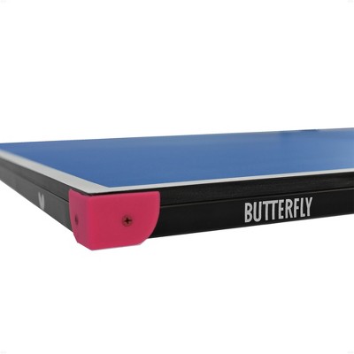 Compact Blue Folding Table Tennis Table with Net Included