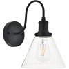 Elegant Lighting Histoire 1 light black Wall Sconce - 2 of 4