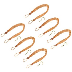 Unique Bargains Hand Woven Decorative Braided Curtain Tiebacks - 1 of 4