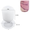 JDICTION High Vertical Cup Shape Silicone Mold with Lid - DIY Resin/Concrete/Plaster Candle Jar, Flower Pot, Jewelry Storage - 2 of 4