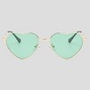 Anna-Kaci Women's Stylish Heart-Shaped Polarized Sunglasses UV400 Protection for Outdoor Activities - 2 of 4