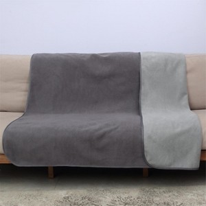 Kritter Planet Waterproof Dogs Blanket, Reversible Furniture Protector Cover for Dogs, Washable Dog Blanket, Gray - 1 of 4