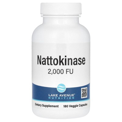 Lake Avenue Nutrition Nattokinase, 2,000 FU, 180 Veggie Capsules