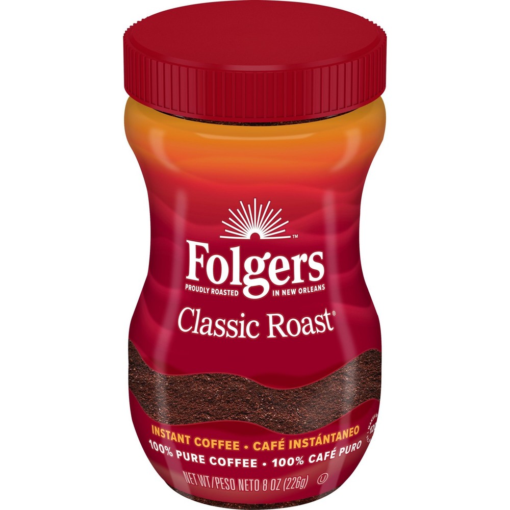 UPC 025500000343 product image for Folgers Classic Medium Roast Instant Coffee - 8oz | upcitemdb.com