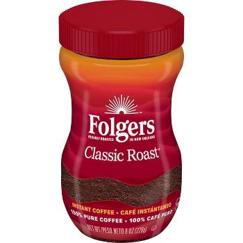 Folgers Classic Medium Roast Instant Coffee - 8oz