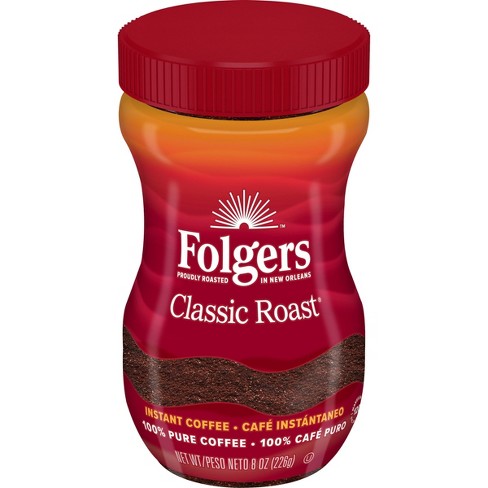 Folgers Classic Medium Roast Instant Coffee - 8oz - image 1 of 4