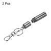 Unique Bargains Snooker Billiard Pool Cue Tip Shaper Pool Repair Tool Billiard Cue Care Accessory with Keychain - 3 of 4