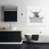 Stupell Industries Longhorn Highland Cow Bath Tub Canvas Art - 3 of 4