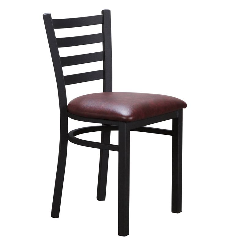 Set of 2 Baxter Metal Side Chairs - Linon, 4 of 12