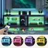 Bestier RGB TV Stand for TVs up to 60" with LED Lights Entertainment Center - 2 of 4
