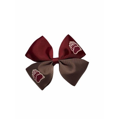 NCAA Montana Grizzlies Glitter Pinwheel Hair Bow