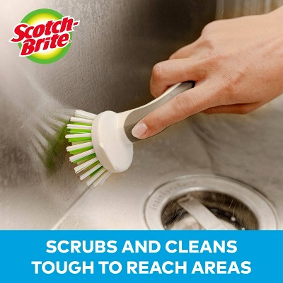 Compact Non-Scratch Antimicrobial Scrub Brush