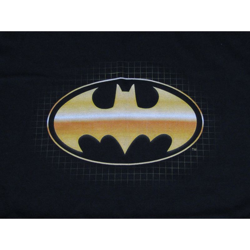 Batman Metallic Gold Logo Men's Black T-shirt, 2 of 3