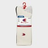 Champion Women's Embroidered Logo 3pk Crew Socks - 2 of 4