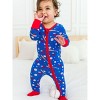 RuggedButts SoftSnooze Baby Boys Convertible One Piece Pajamas - 4 of 4