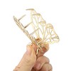 Unique Bargains Women's Large Metal Hair Claw Clip Hair Barrettes Butterfly Style Claw for Fashion Accessories 3.2 Inch - 4 of 4