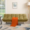 Racxily Multifuctional Sofa Bed, Foldable 2-Seater Sofa, Corduroy Fabric, Suitable for Living Rooms & Apartments - 2 of 4