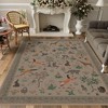 Abynow Medallion Distressed Persian Indoor Area Rug - 2 of 4