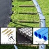 BestParts 12ft trampoline with basketball hoop trampoline, heavy duty outdoor trampoline for kids and adults, pumpkin style beng'chuang, blue - 4 of 4