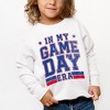 The Juniper Shop In My Game Day Era - Blue Toddler Graphic Sweatshirt - 2 of 3