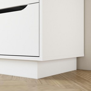 Gulches Modern White 9-Drawer Dresser - Deep Drawers, Large Floor Wood Chest, for Bedroom/Closet/Living Room - 1 of 4