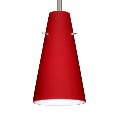 Besa Lighting Cierro 1 - Light Pendant in  Satin Nickel