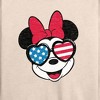 Women's - Disney - Americana Lightweight French Terry Wide Neck Long Sleeve Shirt - 2 of 4