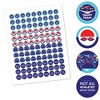 Big Dot of Happiness Making Waves - Swim Team - Swimming or Birthday Party Round Candy Sticker Favors - Labels Fits Chocolate Candy (1 sheet of 108) - 2 of 4