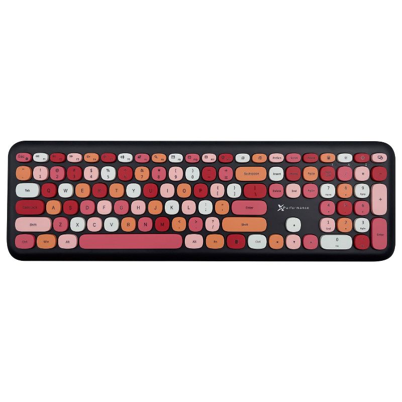 X9 Performance 110-Key Wireless RF Colorful Keyboard and Mouse Combo for PC, 2 of 9