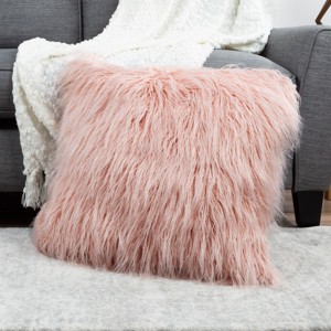 22-Inch Luxury Square Floor Plush Pillow – For Bedroom or Living Room by Hastings Home - 1 of 4