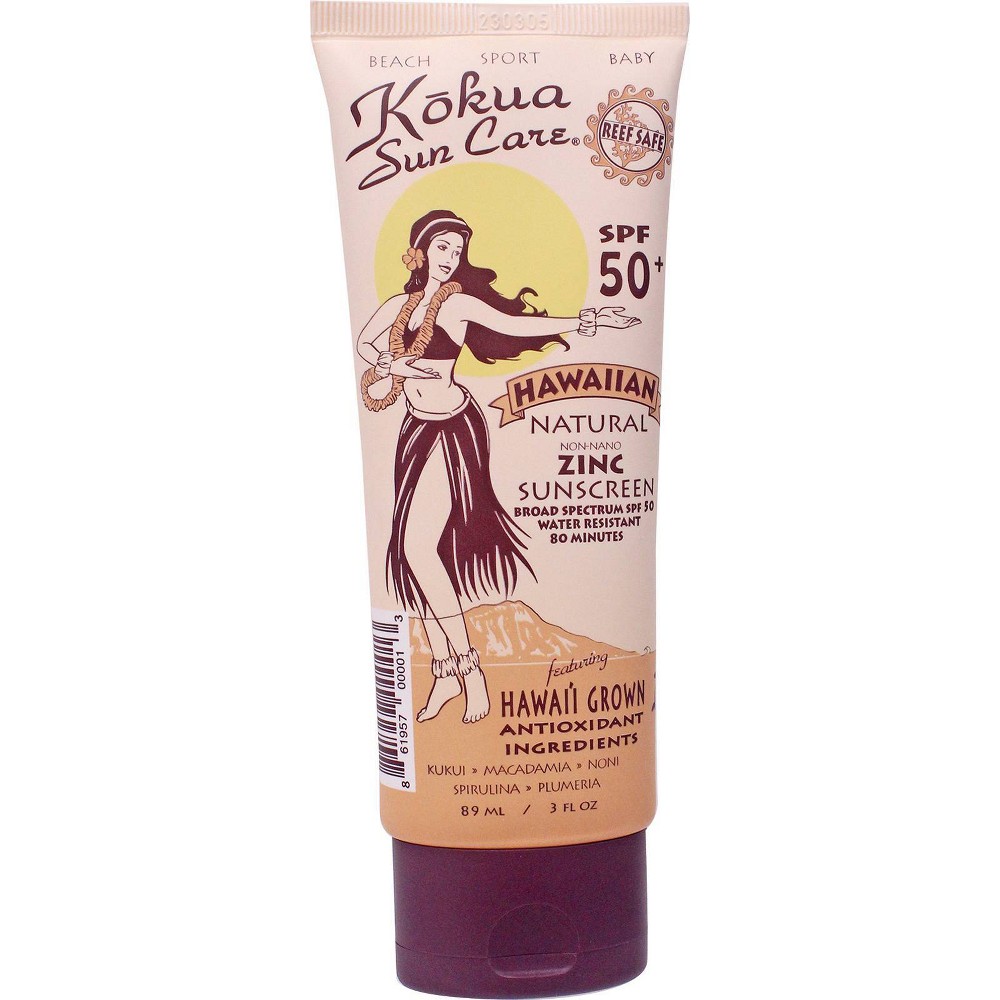 Photos - Sun Skin Care Kokua Sun Care Zinc Sunscreen - SPF50 - 3oz