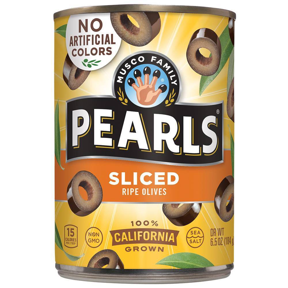 SLICED RIPE OLIVES