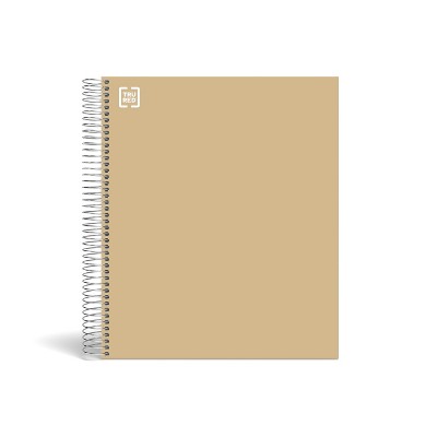 TRU RED Premium 5-Subject Notebook 8.5" x 11" College Ruled 200 Sheets Brown (TR52122) TR52122M