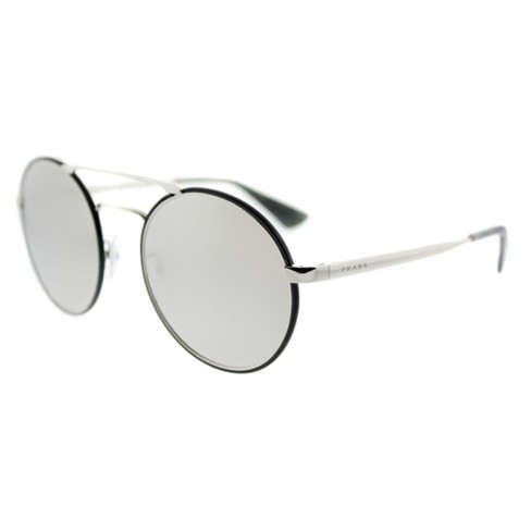 Prada 54mm cheap round aviator sunglasses