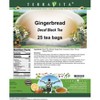 TerraVita Gingerbread Decaf Black Tea (25 tea bags, ZIN: 531666, 2-Pack) - 2 of 4