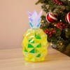 Kurt Adler Pre-Lit Cool White LED Holographic Iridescent Pineapple, 13.78in - 3 of 3