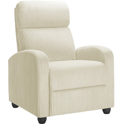 LACOO Corduroy Recliner Chair Padded Club Chair
