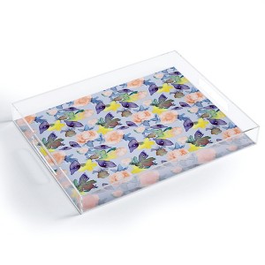 Natalie Baca Peach Rose Acrylic Tray -Deny Designs - 1 of 4