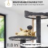 BestMassage Cat Tree 54/70 Inch Cat Tower with Sisal Scratching Post - 4 of 4