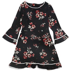 Alfani Womens Floral Fit & Flare Dress - 1 of 1