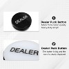 GSE 3" Double-Sided Casino Grade Acrylic Poker Dealer Puck Button for Gambling Card Games, Texas Hold'em, Poker Nights, Tournaments - 3 of 4