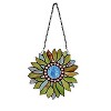 CHLOE Lighting SUNDANCE Tiffany-style Floral Stained Glass Window Panel 11Inch Height - 2 of 4