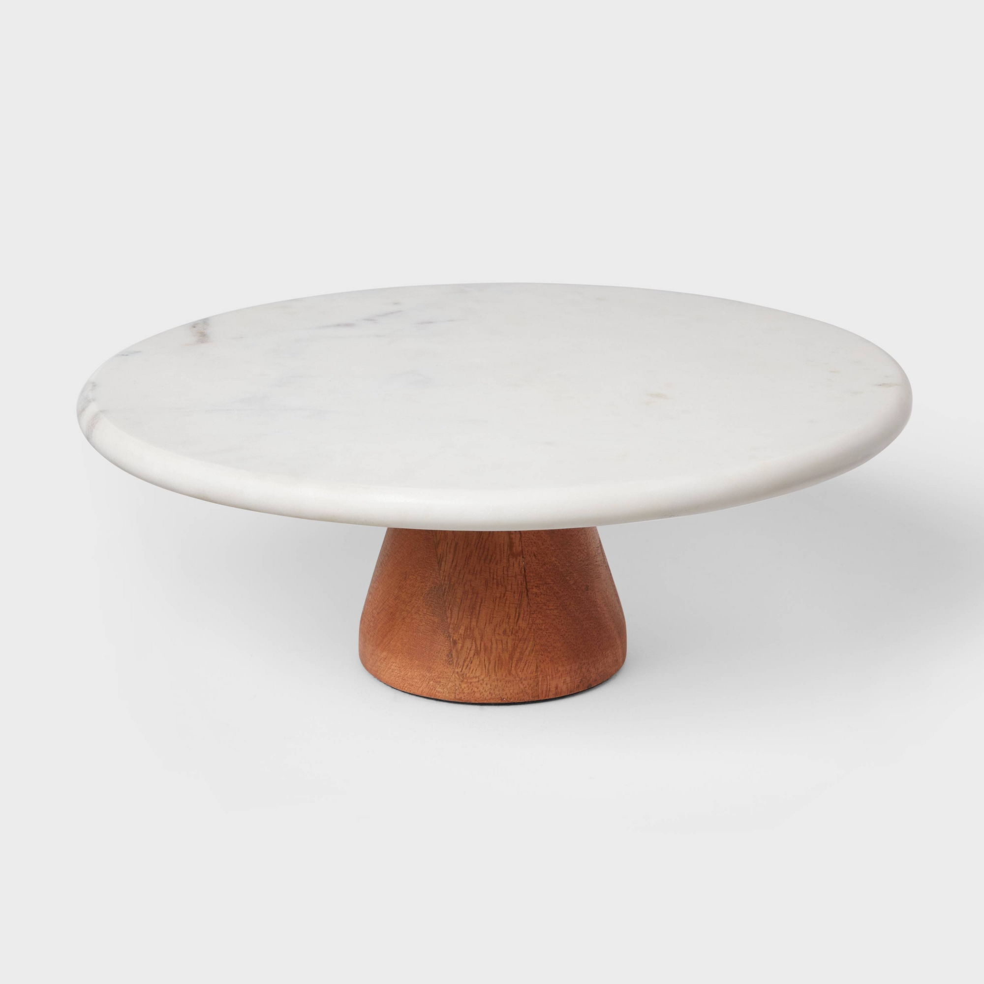 Marble and Wood Cake Stand - Threshold™