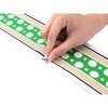 INSPIRE CHIC Women's Polka Dots Skinny Long Satin Silky Ribbon Neck Scarves 1Pc - 4 of 4