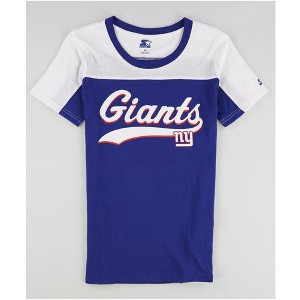 STARTER Womens New York Giants Graphic T-Shirt - 1 of 2
