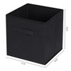 REGALWOVEN Collapsible Fabric Storage Bin with Handle for Organizing Clothes Books 2 Pcs - 4 of 4