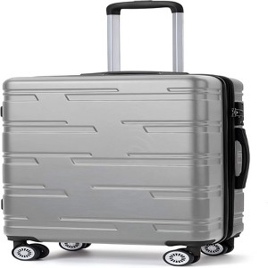 28" Expandable Hard-Shell Carry-On Spinner, Lightweight Suitcase with TSA Lock - 1 of 1